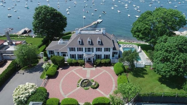 102 Harbor Avenue in Marblehead is one of Massachusetts' most beautiful waterfront homes for sale